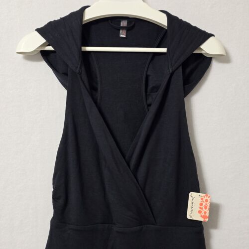 $98 Free People One Piece Harem Drop Crotch Second Chance Jumpsuit Sz XS Hoodie - Picture 2 of 24