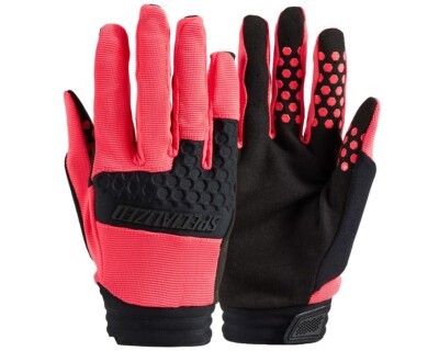 NEW! SPECIALIZED Trail Shield Bike Cycling Men's Gloves Color Imperial Red  Large