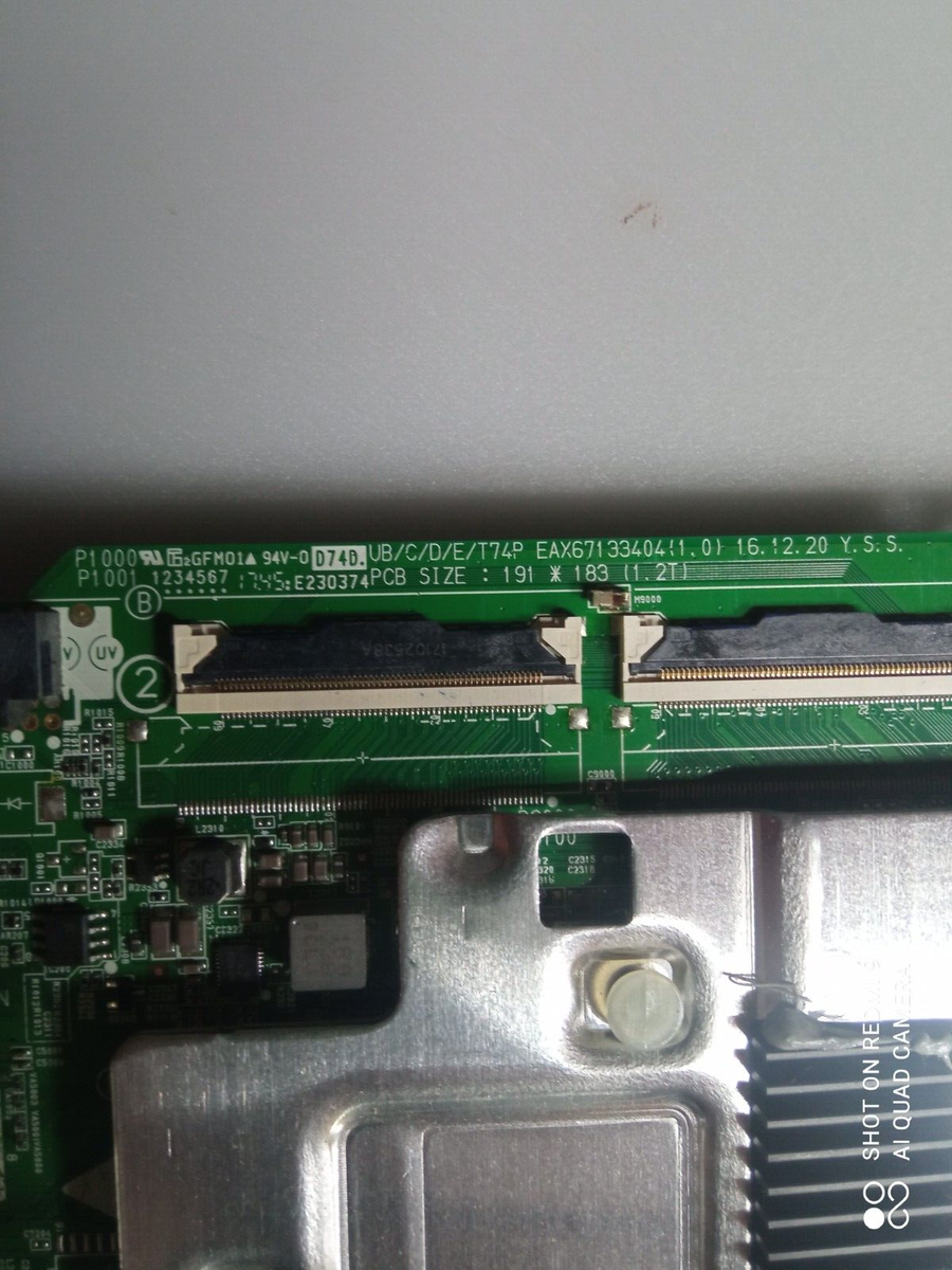 Mainboard LJ7 Chassis EAX67133404 EBT65035 (1.0) LG 43UJ620V used