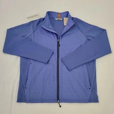 Peter Millar Merge Elite Hybrid Golf Jacket Bondi Blue Men's Sz 2XL $230