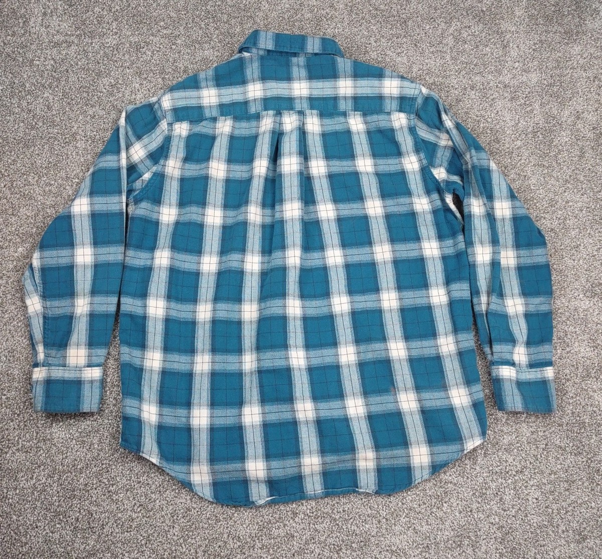 Chemise À Manches Longues Boutonnée Rayée Bleu Rouge Blanc Pour Homme
