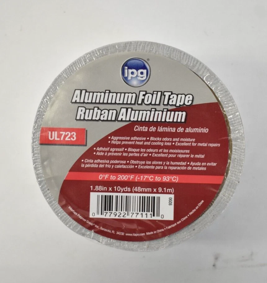 24 Intertape Polymer IPG Aluminum Foil Tape UL723 1.88" x 10 Yards 9200 Adhesive — 第 3/4 张图片