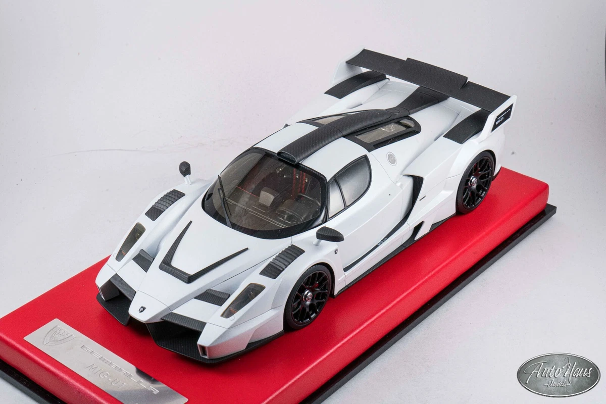 1/18 Versus Ferrari Enzo Gemballa MIG-U1 Matt White Very Rare | eBay