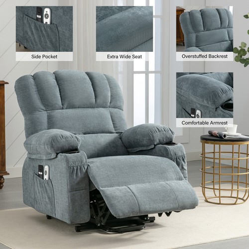 Electric Massage Lift Lounge Chair, Suitable for Elderly Use, with USB - Picture 3 of 36