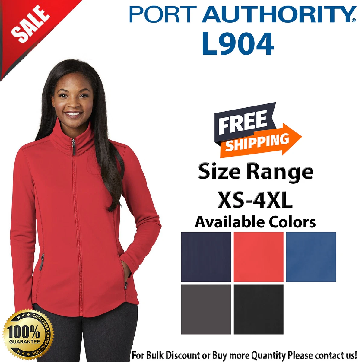 Port Authority L904 - Ladies Collective Smooth Fleece Jacket S Night Sky Blue