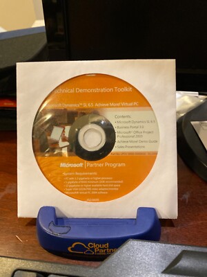 Brand New. MS Dynamics SL 6.5 CD. Virtual PC. Incredible Value, Tons Of SW,More.