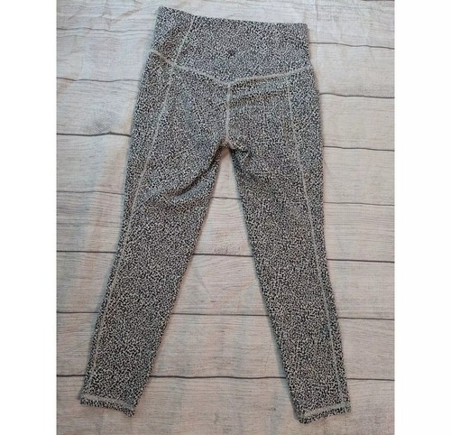 Athleta Salutation Stash Pocket II Textured 7/8 Tight Leggings 2X Black White - Picture 4 of 4