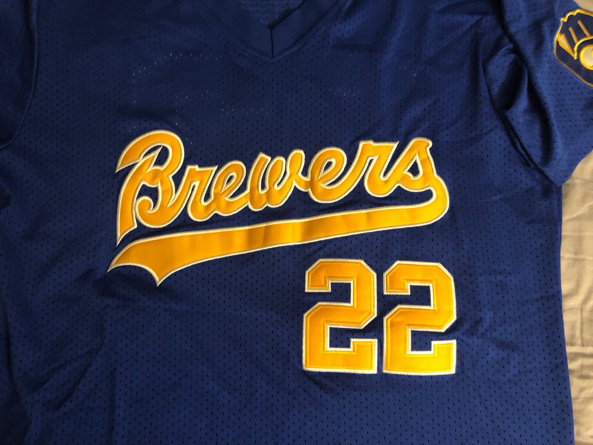 ブルワーズ　イェリッチ　ユニフォーム　BREWERS Christian Yelich Milwaukee Brewers ジャージ、 Christian