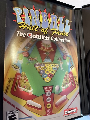 Pinball Hall of Fame: The Gottlieb Collection (Sony PS2, 2004) Disc with Manual - Picture 12 of 12