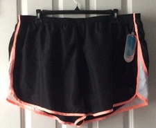 NWT Be Inspired Black Shorts - Size 3X, With built In Panty. Active Support