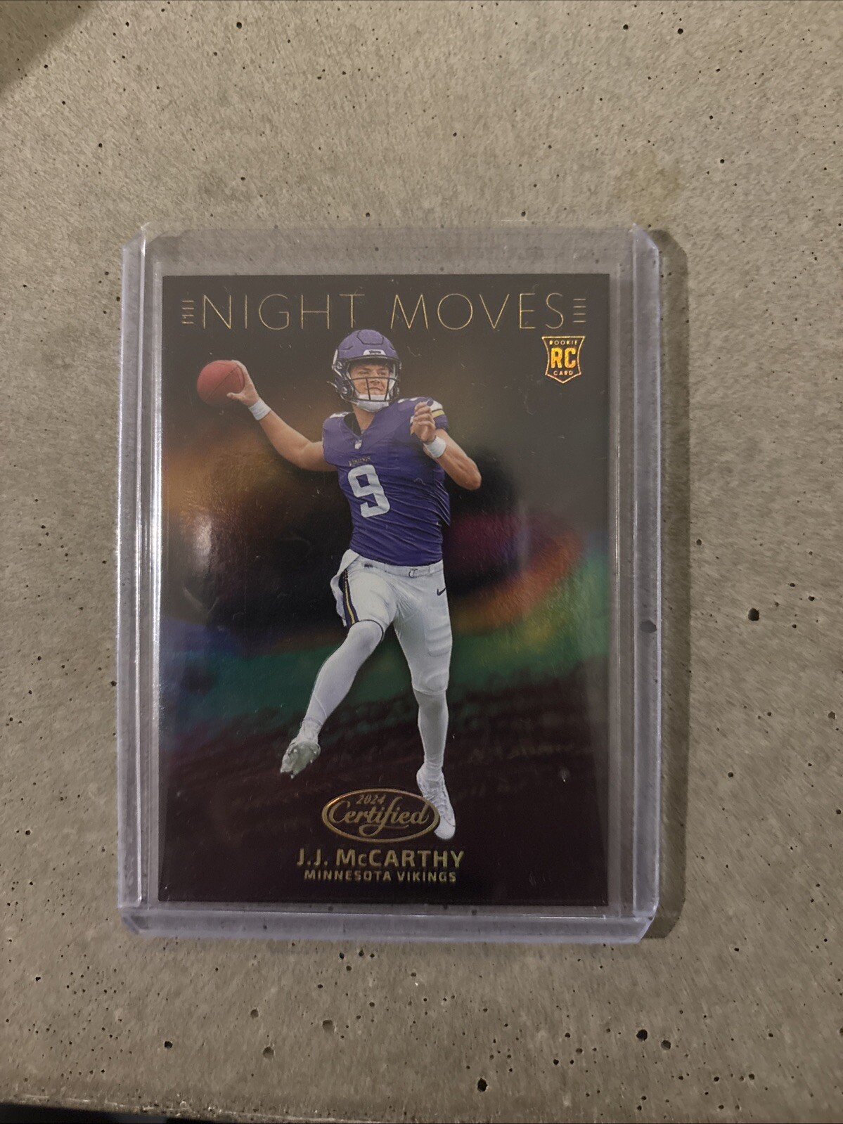 2024 Panini Certified- J.J. McCarthy Rookie Night Moves