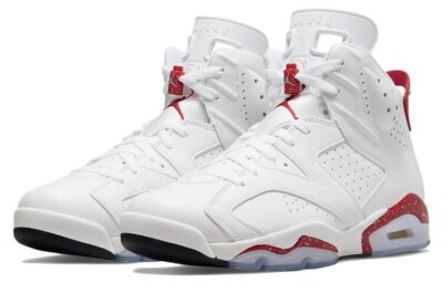 その他 Nike Air Jordan 6 Retro White/Red Size 12.5 - Jordan 6 White and University Red 2022 for sale online
