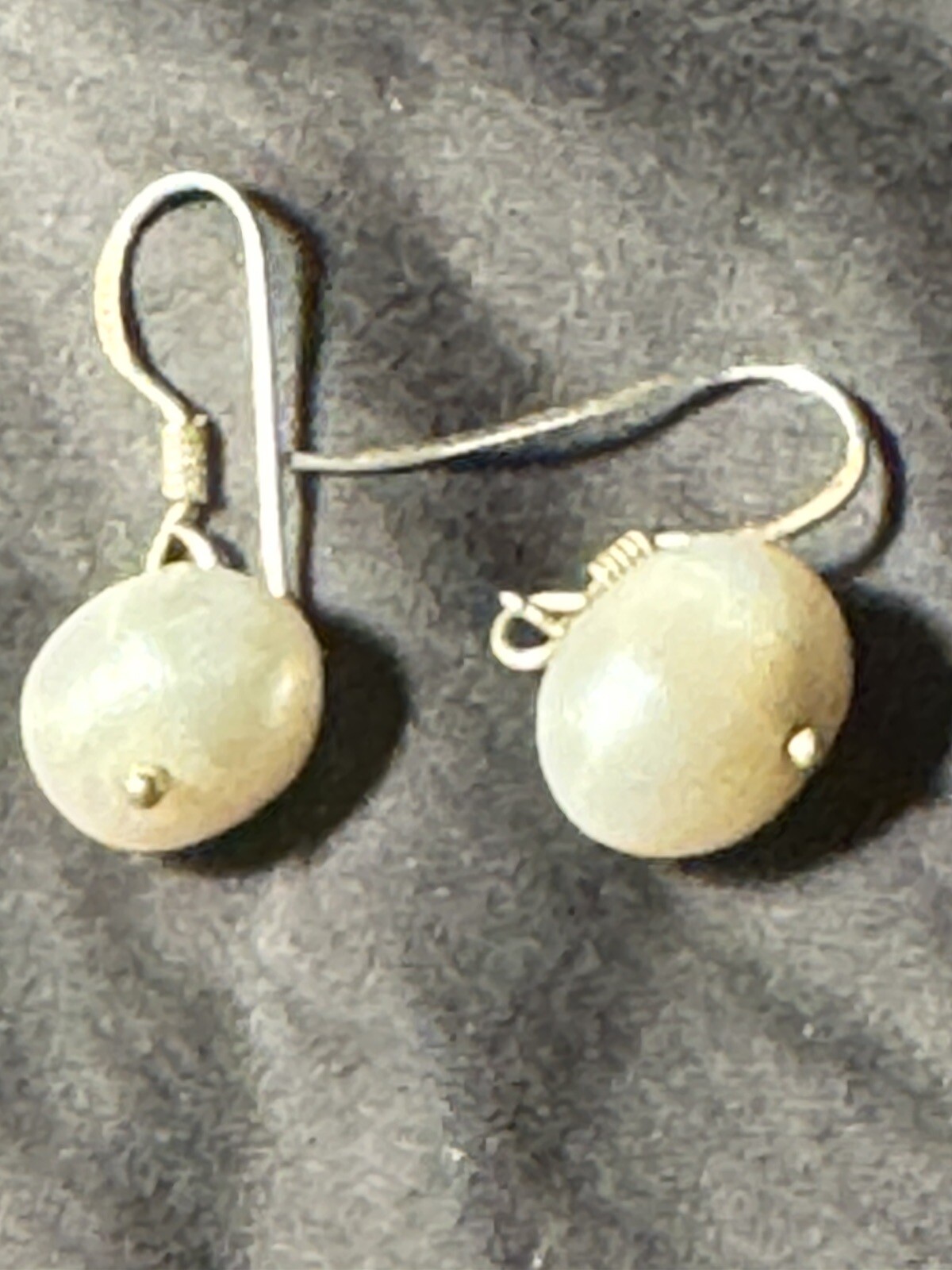 Single Pearl Dangle Sterling Silver Earrings Sing… - image 3
