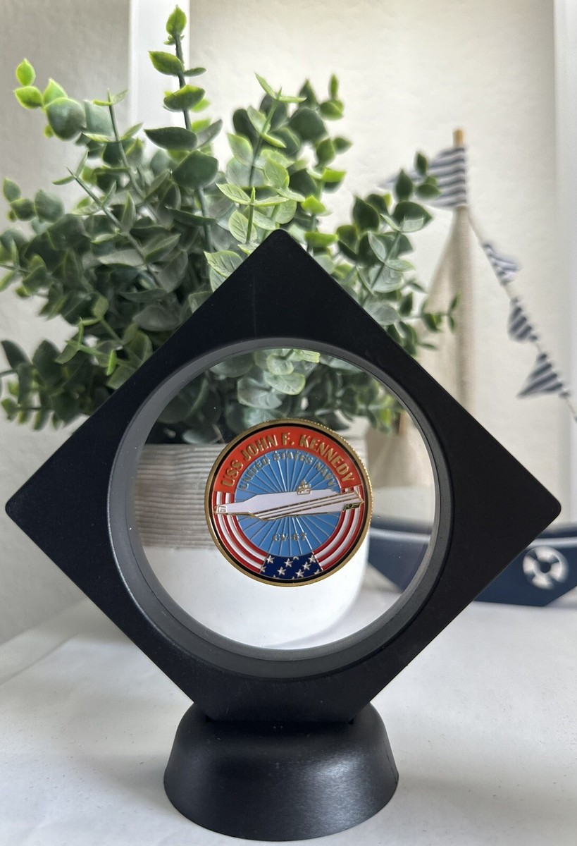 USS JOHN F. KENNEDY CV-67 Challenge Coin USN-US NAVY With 3D