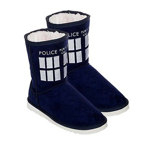tardis boot slippers