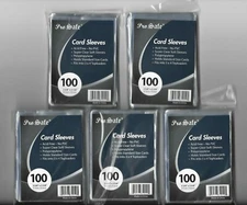 500 SOFT SLEEVES CARD HOLDERS TRADING CARD BRAND NEW FREE SHIPPING 