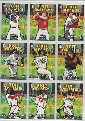 2023 Topps Big League Baseball 8Bit Ballers Singles 8B1-8B20 U-pick