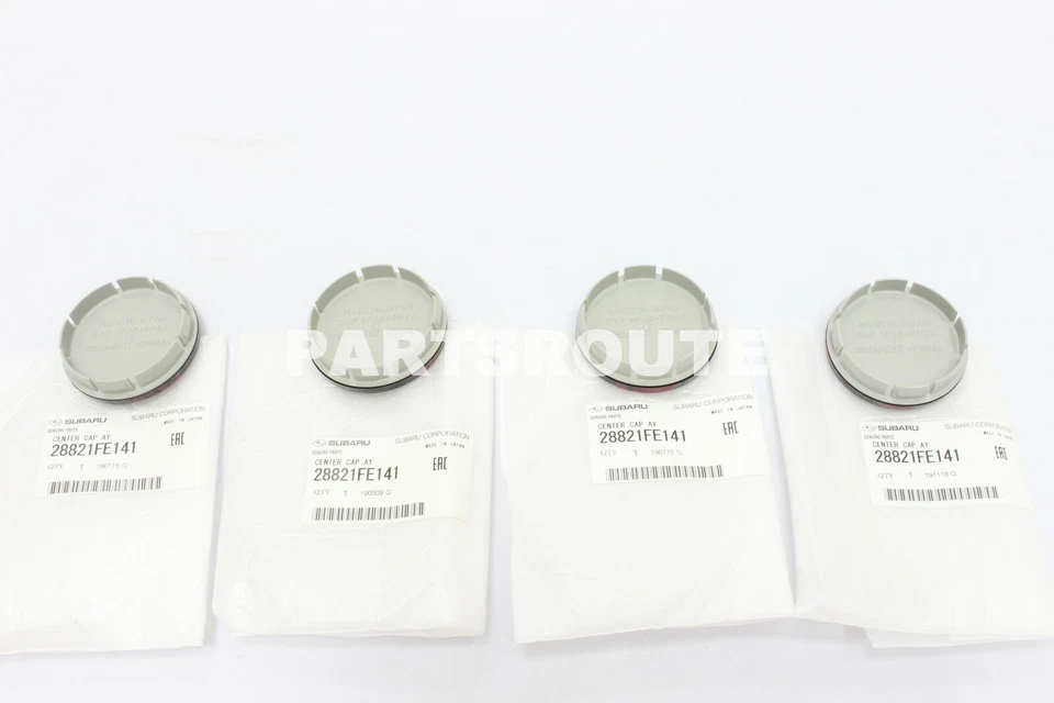 Subaru Impreza WRX STI BRZ Crosstrek Wheel Hub Center Cap - Set of 4 OEM Genuine - Image 2 of 2