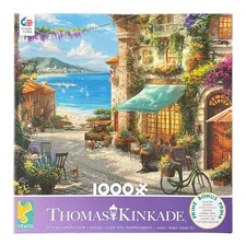 Italian Cafe Thomas Kinkade By Ceaco 1000 Piece Jigsaw Puzzle