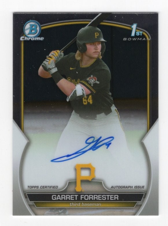 2023 BOWMAN CHROME Garret Forrester