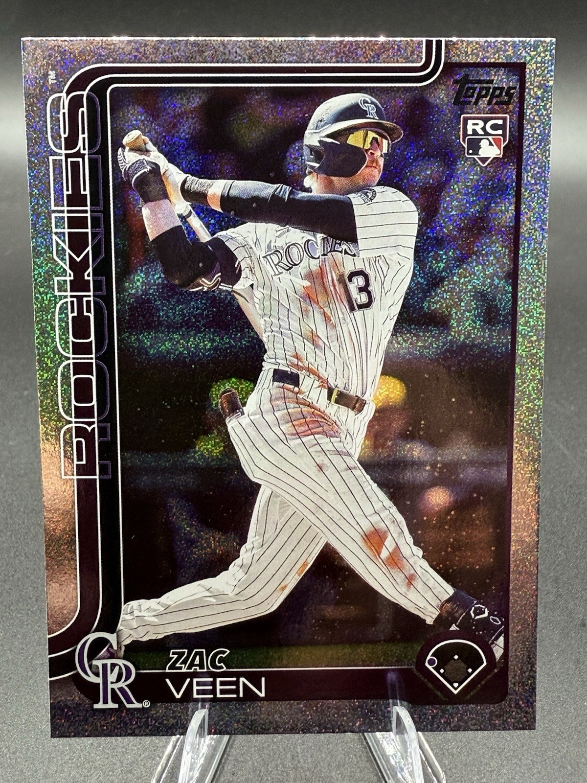 Zac Veen 2025 Topps Update Sand Glitter #US-286 RC Rockies 13026