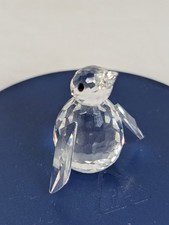 Swarovski Penguin Crystal Figurine 7661 NR 000 002 Retired 1985 No Box Austria