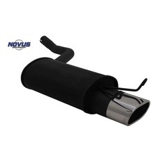 Novus Endschalldämpfer Sport Auspuff 135x75 DTM oval für Mercedes 190 W201 Neu