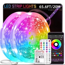 LED Light Strips - 5M/10M/15M/20M 30M - Remote control, Bluetooth, Multicolour