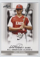 2018 Leaf Metal Perfect Game All-American Classic Game Day Erik Rivera #42 1lq2
