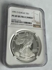 1991-S American Silver Eagle Proof NGC PF69 UCAM #015