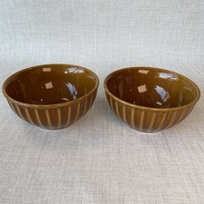 Tabletop Gallery Aries Ribbed Terracotta Color 6.25” Bowls Set Of 2