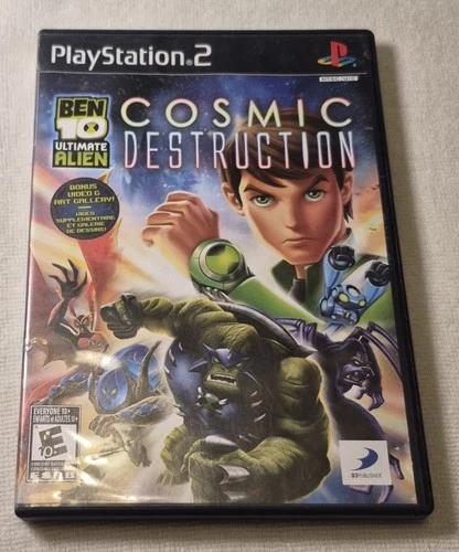 Ben 10 Ultimate Alien Cosmic Destruction Ps2 CIB Used *Tested+Working*