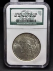 1923 Silver Peace Dollar NGC $1 MS64 Binion Collectors Set #1939 of 2124