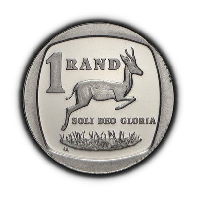SOUTH AFRICA. 1993, 1 Rand - Springbok Gemsbok Glory to God Alone 1 UNC Ex-Set