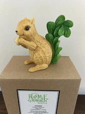 Home Grown by Enesco PEANUT SQUIRREL Figurine #4020983 2010 New In Box