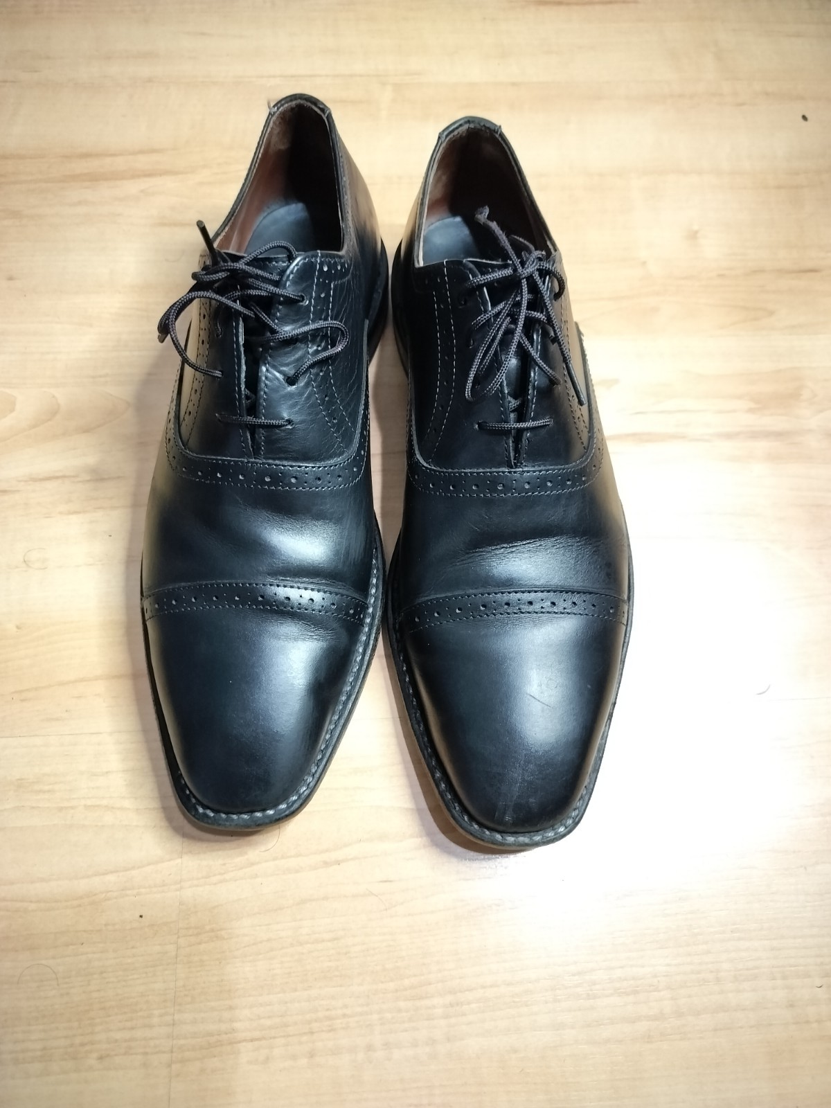 Allen Edmonds Fifth Avenue Mens Size 9 D Black Dress Casual Oxford Shoes 5705