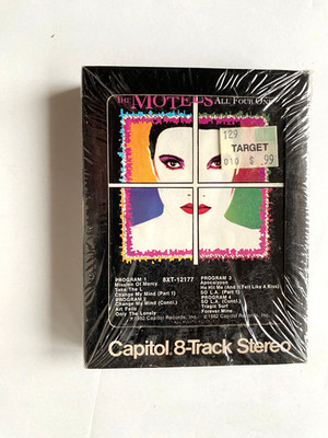 The Motels ~ ALL FOUR ONE ~ 8 Track Tape 1982 NEW(for.Martha Davis) RETAIL ISSUE