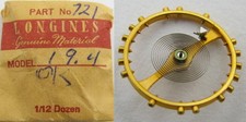 Longines 19.4, 19.4S watch part: complete bal...