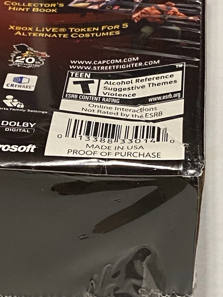 Street Fighter IV -- Collector's Edition (Microsoft Xbox 360, 2009) BRAND NEW - Image 2 of 3