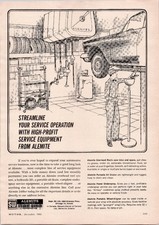 Alemite 1963 Vintage Automotive Shop Service Equipment Magazine Ad Print