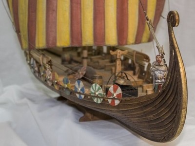 Wiking wooden schip ''Oseberg'' scale 1:25 