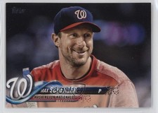 2018 Topps Photo Variation SP (Smiling; Should Be Card #629) Max Scherzer 0lm4