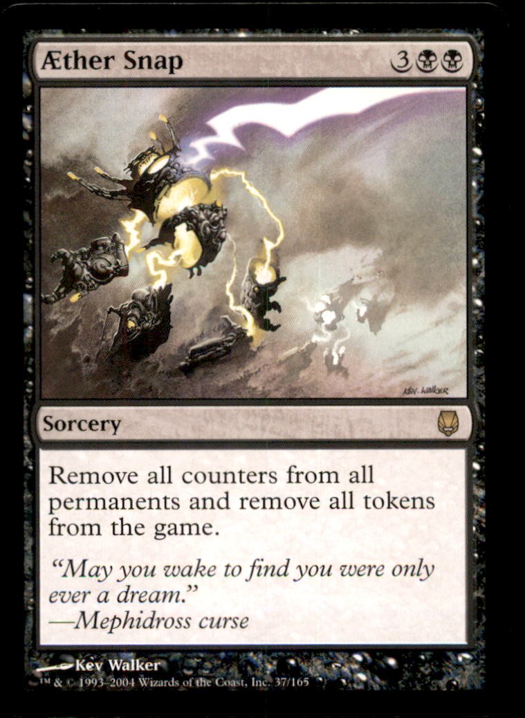 MTG Aether Snap LP Light Play Darksteel [4649]