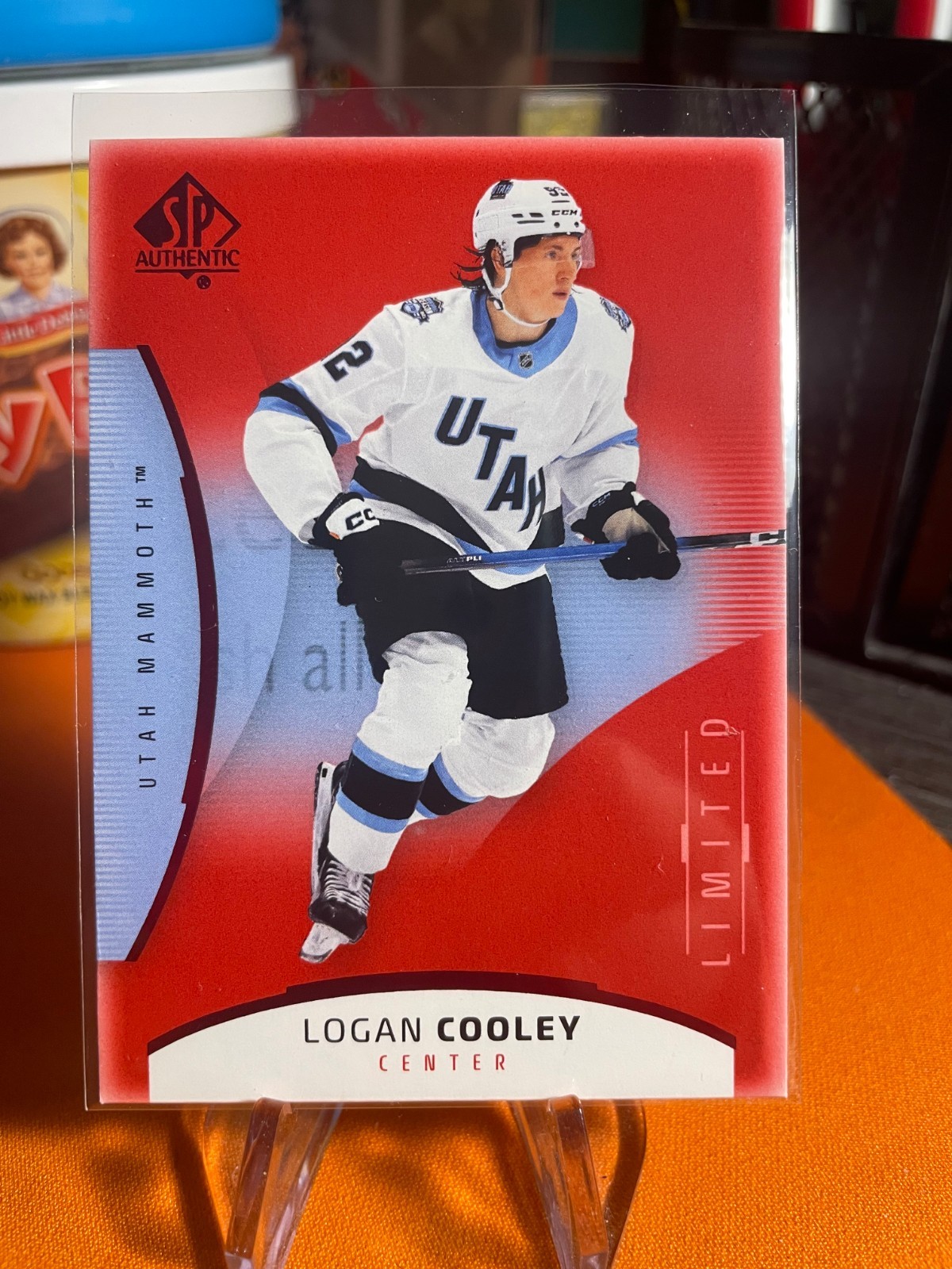 2025-26 Upper Deck SP Authentic Logan Cooley Limited Red #96 SP