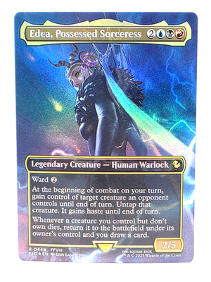 Edea, Possessed Sorceress (Borderless) Commander: Final Fantasy Foil for  sale online | eBay