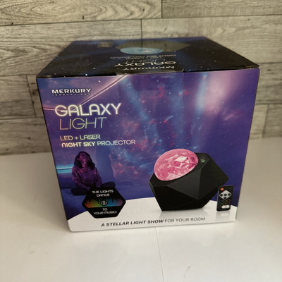 Merkury Galaxy Light Projector - LED Laser Projection - Brand New