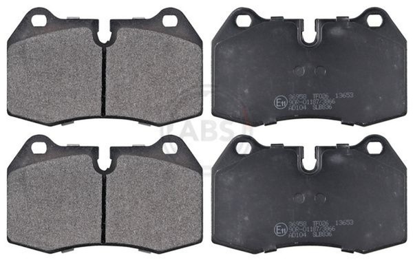 A.B.S. BremsbelÄGe Bremsbelagsatz Hinten Vorne FüR BMW 7ER E38 8ER E31 Maserati-image