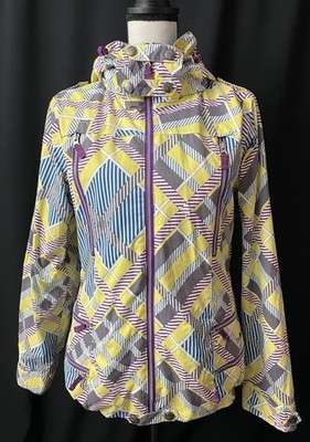 Burton Women's Dryride Snowboard Ski Jacket Large- Colorful Full Zip Hooded