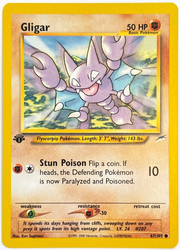 Gligar 67/105 Neo Destiny 1st Edition Common