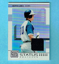 Chipper Jones Jersey Relic 2023 Panini Status Swatches #SS-CJ E388